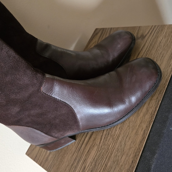 Coldwater Creek Suede and Leather Tall Boots size 8M - Picture 4 of 14